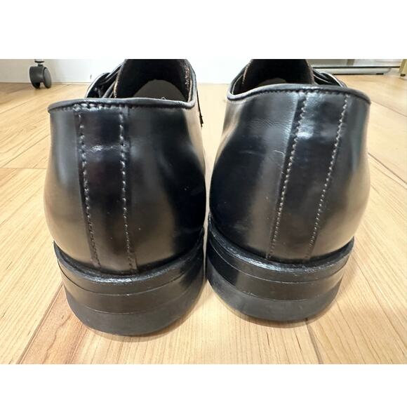 Stuart McGuire Monk Strap Loafers Mens 13 Black Ortho Vent - Picture 7 of 12